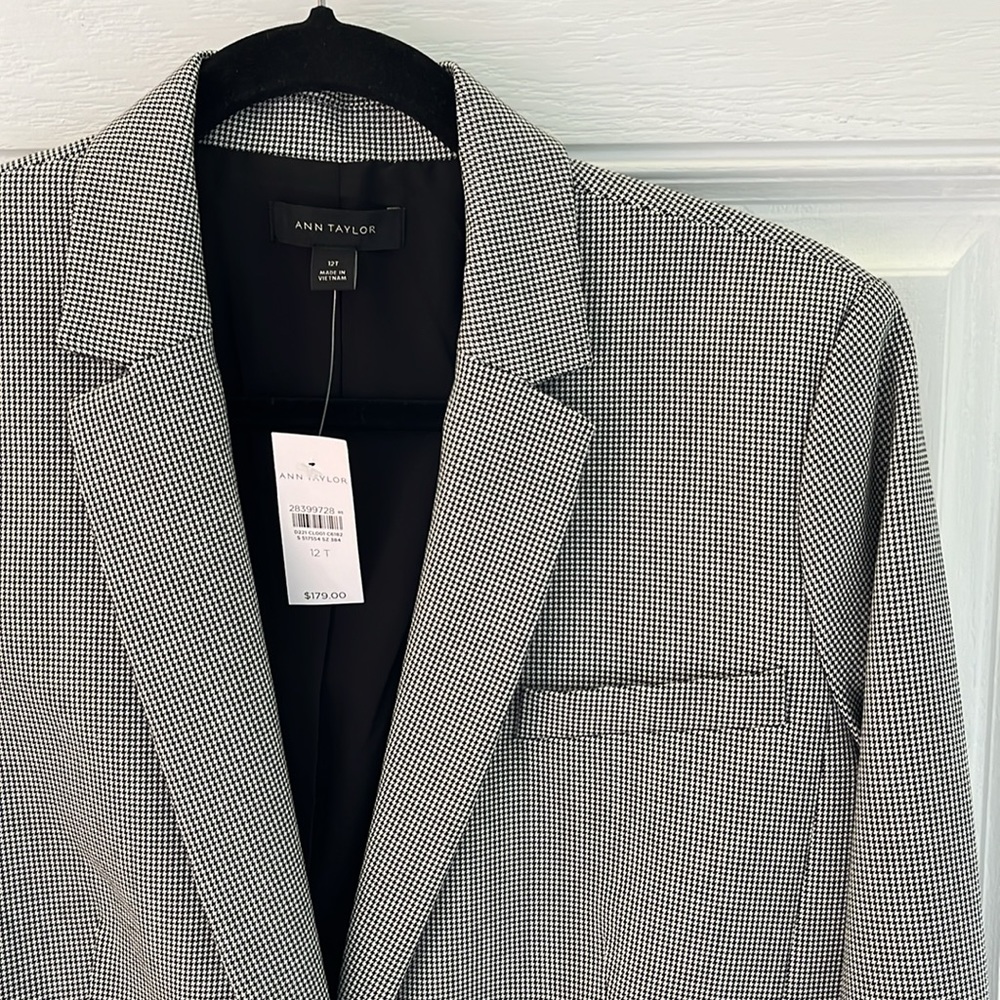 Women’s Ann Taylor Houndstooth Jacket